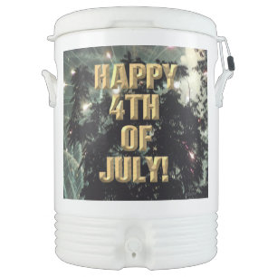Fireworks 13 4th of July Igloo beverage cooler