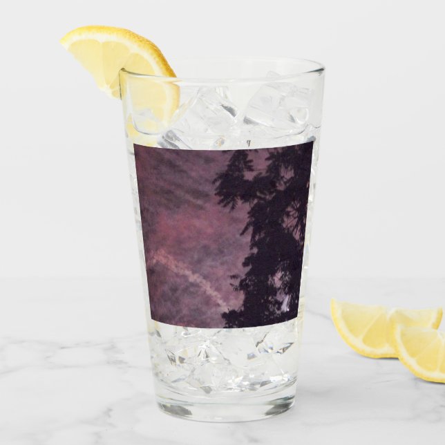 Fireworks 16 Collins glass tumbler (Front Ice)