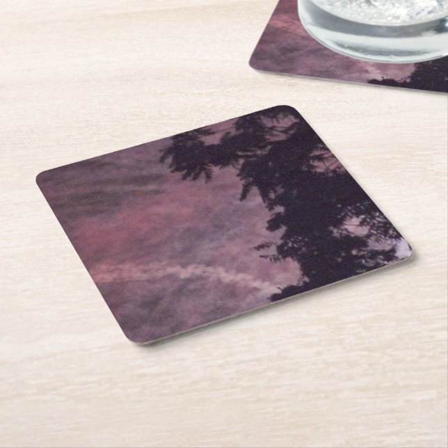 Fireworks 16 paper coasters (Angled)