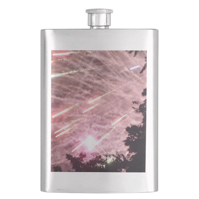 Fireworks 17 stainless steel flask (Front)