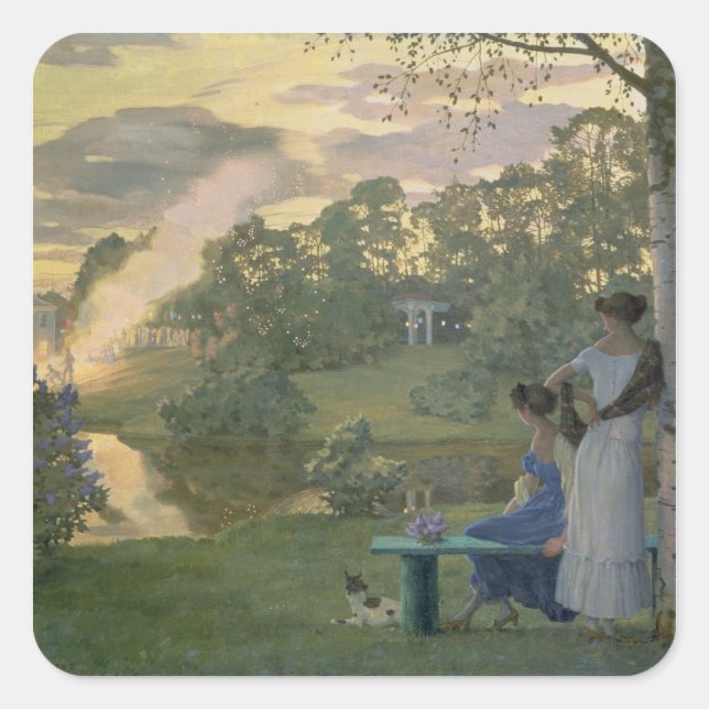 Fireworks, 1922 square sticker (Front)