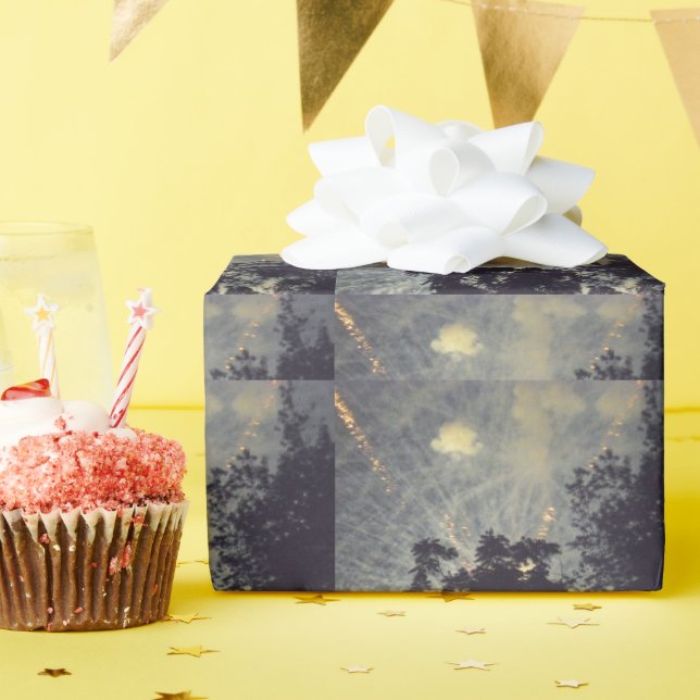 Fireworks 19 matte wrapping paper (Birthday Party)