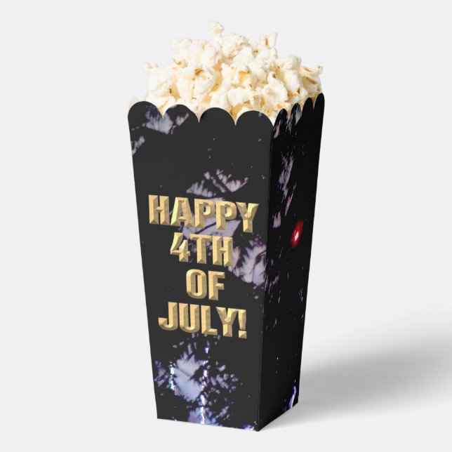 Fireworks 1 4th of July popcorn boxes (Popped)