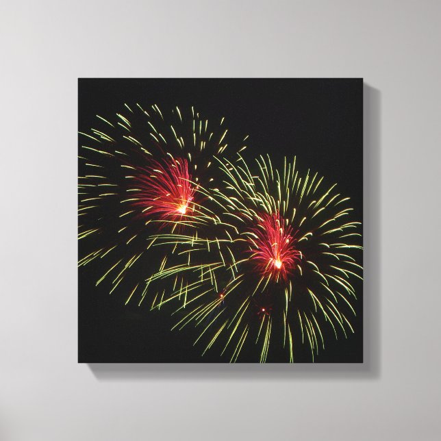 Fireworks 1 canvas print (Front)