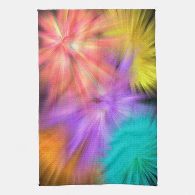 Fireworks #1 towel (Vertical)