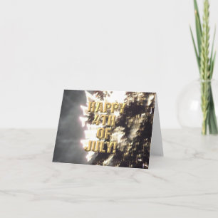 Fireworks 2 4th of July card