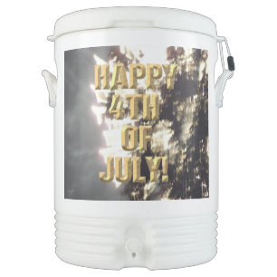Fireworks 2 4th of July Igloo beverage cooler