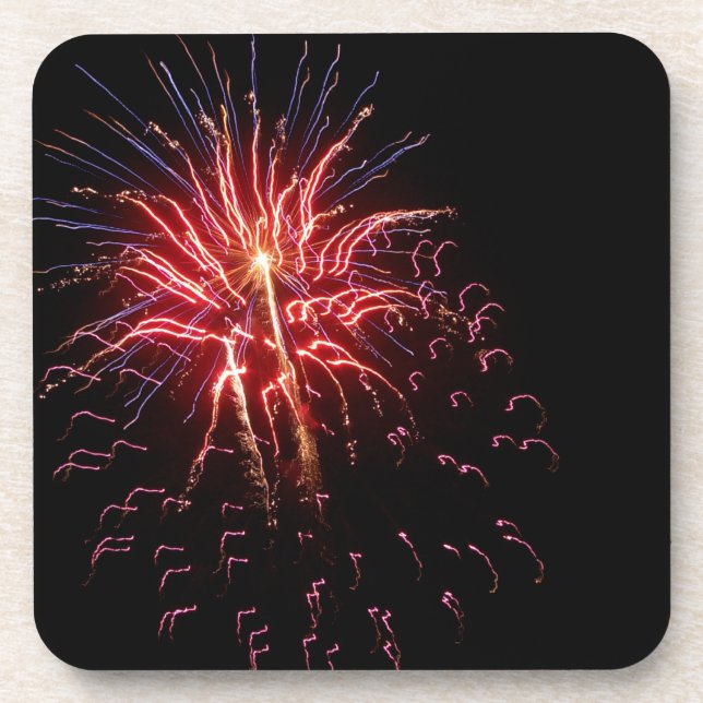Fireworks 2 beverage coaster (Front)