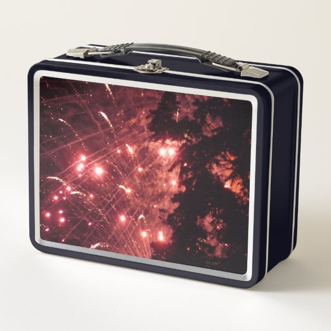Fireworks 3 black lunchbox (Front)