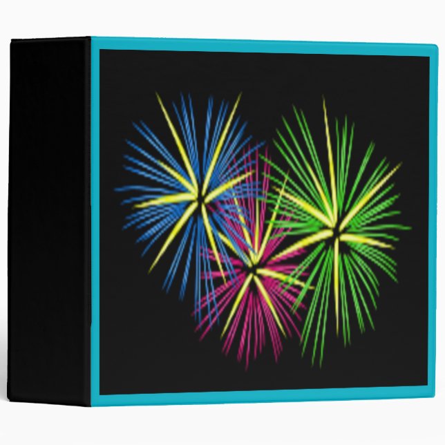 FIREWORKS 3 RING BINDER (Front/Spine)