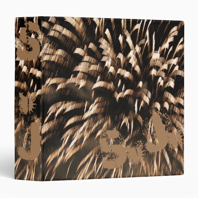 Fireworks 3 Ring Binder (Front/Spine)