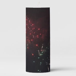 Fireworks 3x8 Pillar Candle