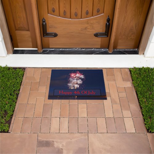 Fireworks 4th Of July Independence Day Doormat