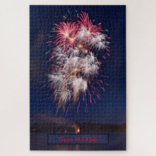 Fireworks 4th Of July Independence Day Jigsaw Puzzle