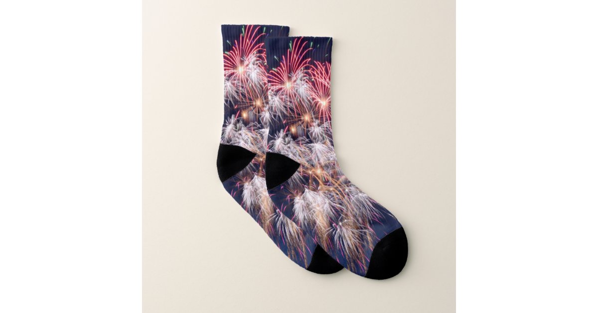 lebron independence day socks