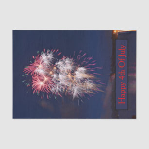 Fireworks 4th Of July Independence Day Tissue Paper