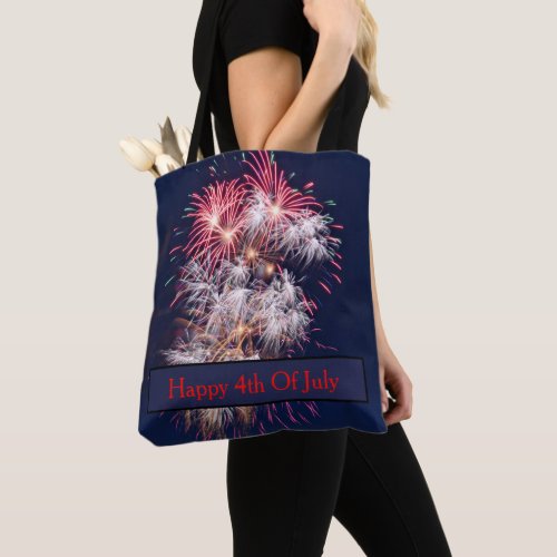 Fireworks 4th Of July Independence Day Tote Bag