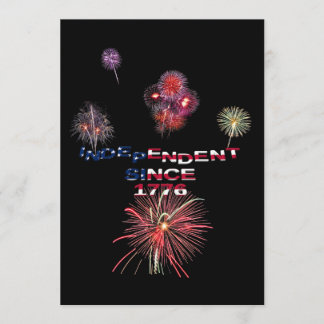 Fireworks 4th of July Invitation
