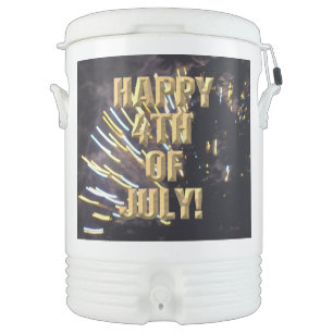 Fireworks 6 4th of July Igloo beverage cooler