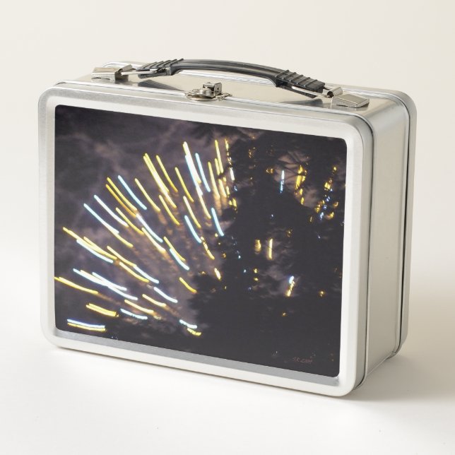Fireworks 6 stainless lunchbox (Front)