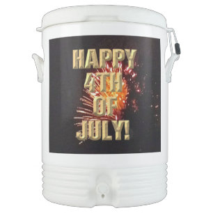 Fireworks 8 4th of July Igloo beverage cooler