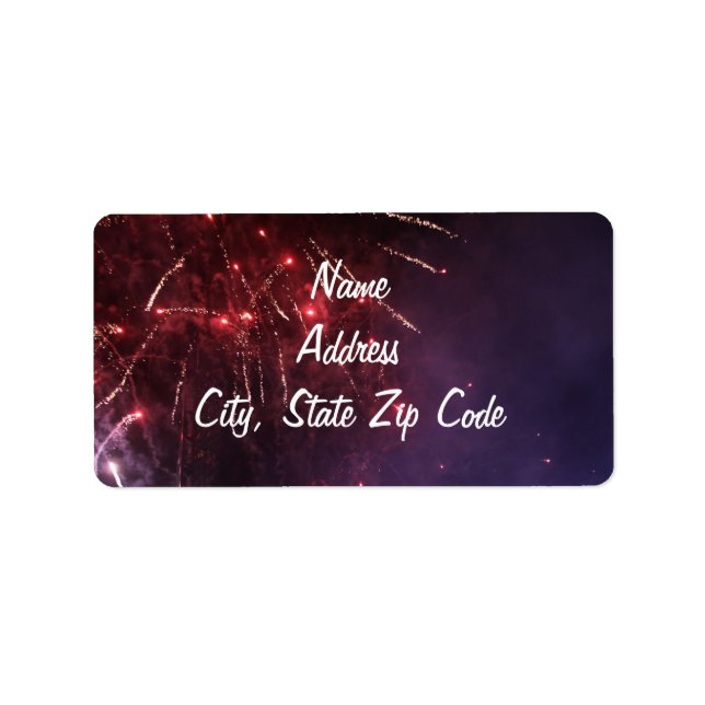 Fireworks Address Labels (Front)