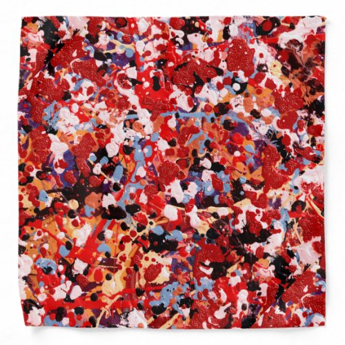 FIREWORKS an abstract art design  Bandana