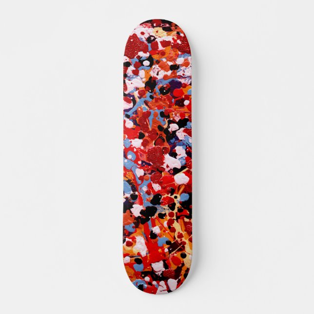 FIREWORKS! (an abstract art design) ~ Skateboard (Front)