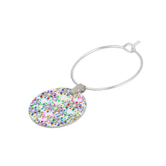 Fireworks and Stars Wine Glass Charm