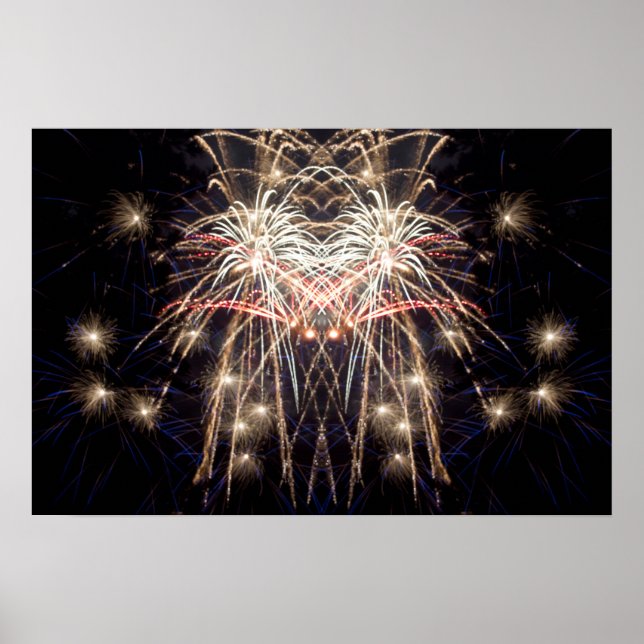 Fireworks Art: "Griffin" Original digital art Poster (Front)
