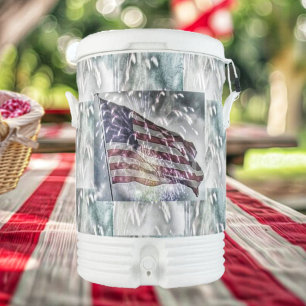 Fireworks Backdrop-II Beverage Cooler