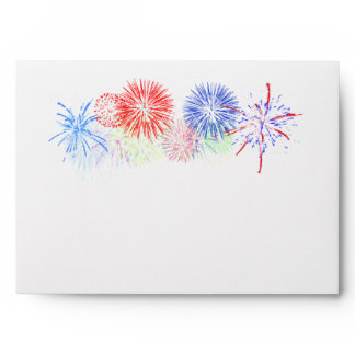 Fireworks Background Envelope