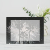 Fireworks behind palm trees (Standing Front)