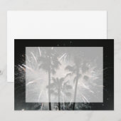 Fireworks behind palm trees (Front/Back)
