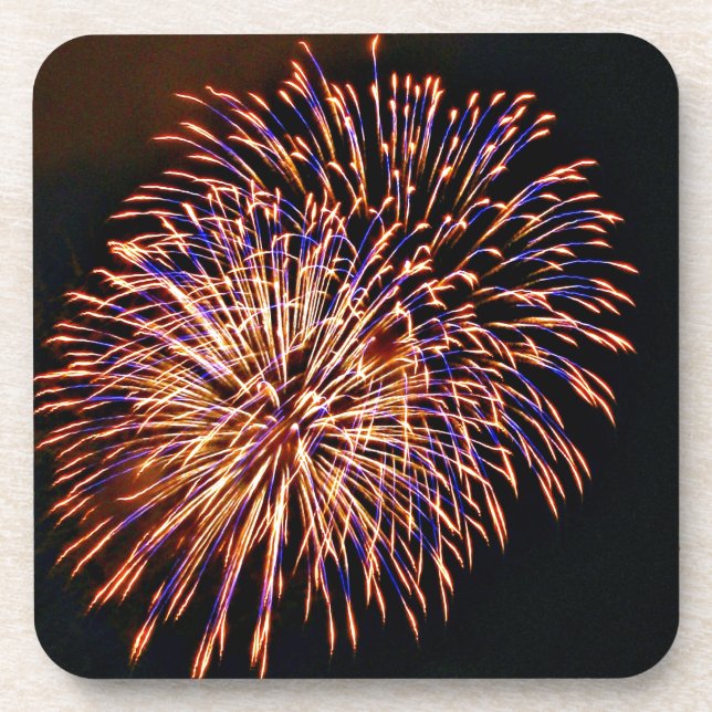 Fireworks Beverage Coaster (Front)