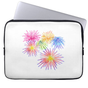 Fireworks Big Party Celebration Firecrackers Laptop Sleeve