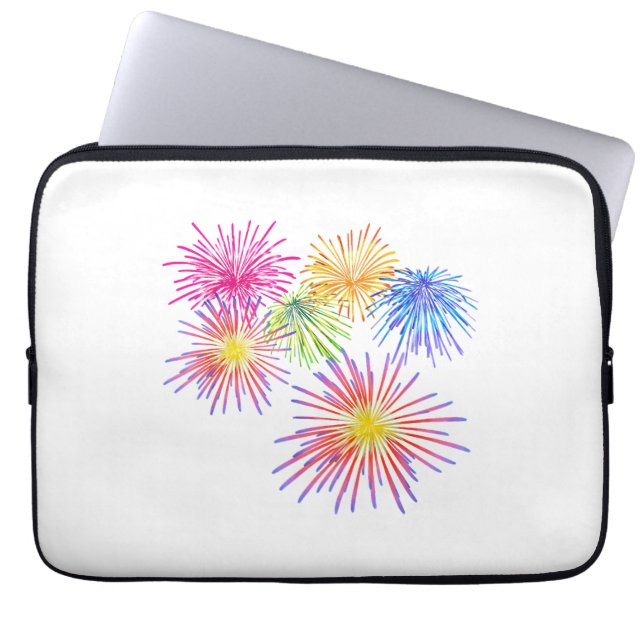 Fireworks Big Party Celebration Firecrackers  Laptop Sleeve (Front)