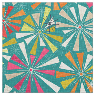 fireworks blue fabric