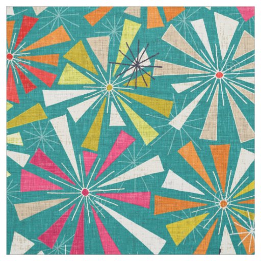 fireworks blue fabric