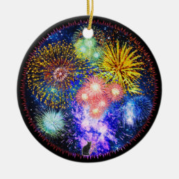 Fireworks Bursts Ornament