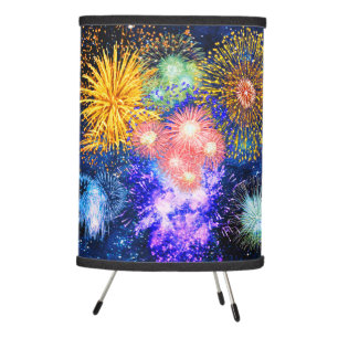 Fireworks Bursts Tripod Lamp