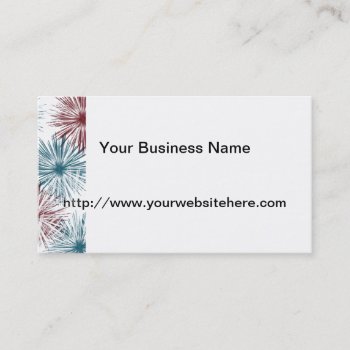 Fireworks Business Card by peacefuldreams at Zazzle