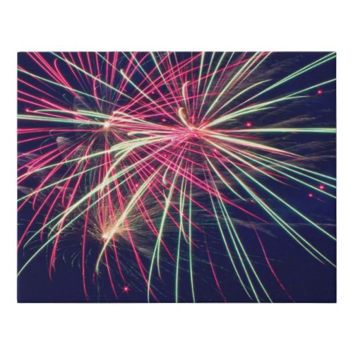 Fireworks Canvass Print