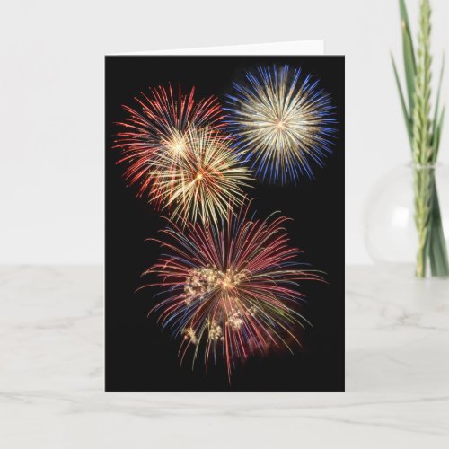 Fireworks Card