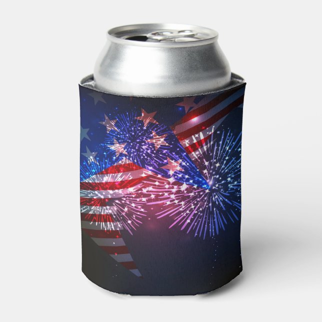 Fireworks Celebration (v1) Can Cooler (Can Front)