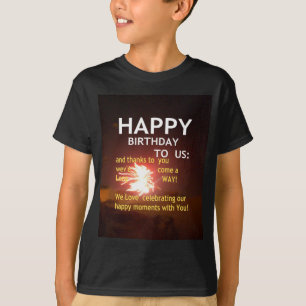 Fireworks Celebration with Thank You Message T-Shirt