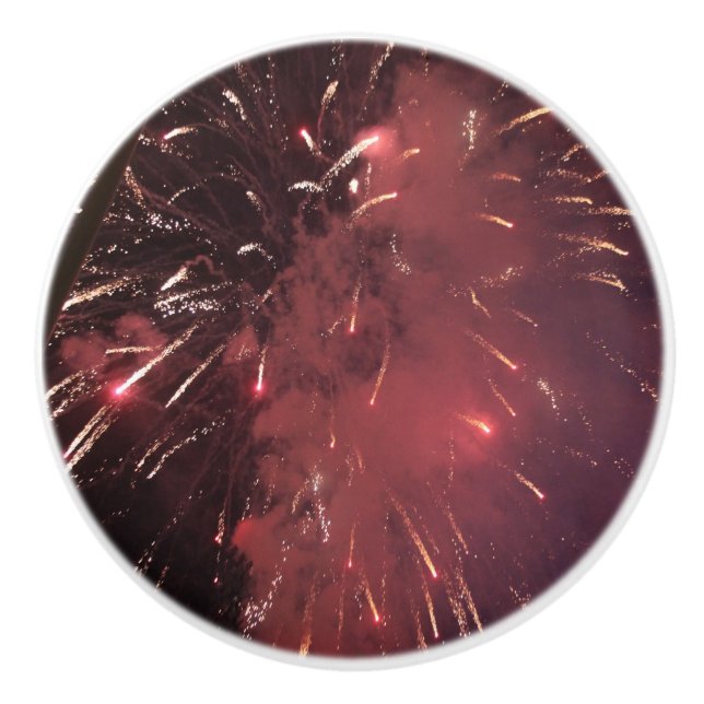 Fireworks Ceramic Knob (Front)