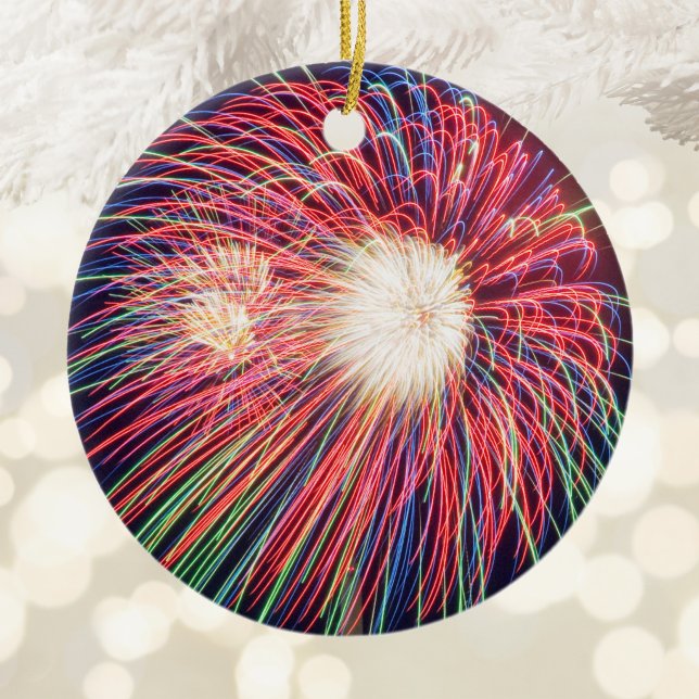 Fireworks Ceramic Ornament (Fireworks Ceramic Ornament)