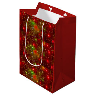Fireworks Christmas Medium Gift Bag