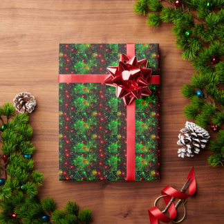 Fireworks Christmas Wrapping Paper